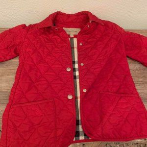 Girls EUC Burberry Jacket- size 8